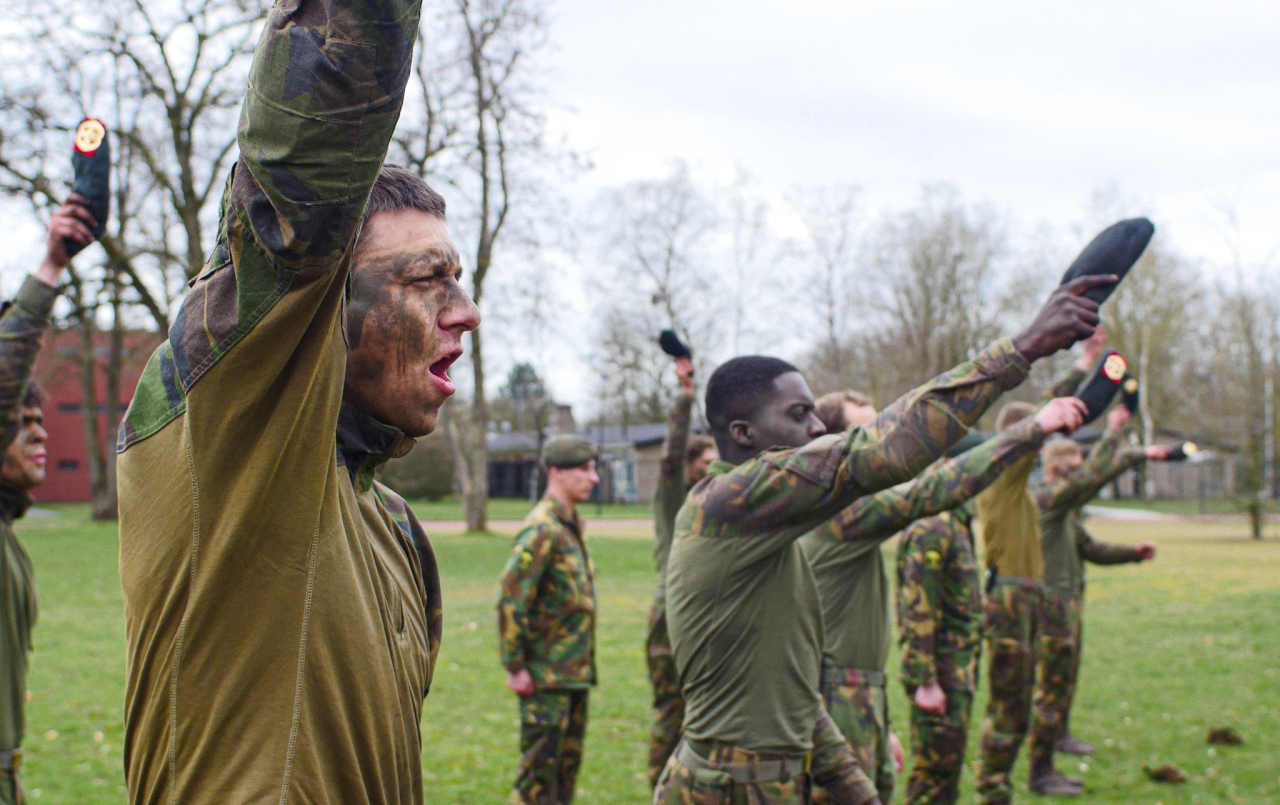 De veldpet wordt ingeruild voor de baret