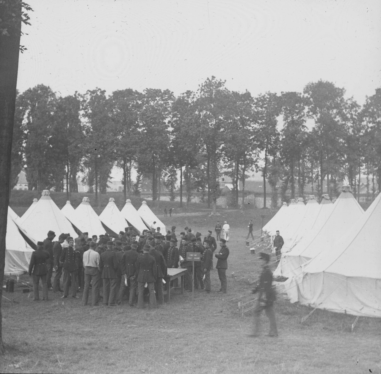 In afwachting van oefening troepen in Maastricht